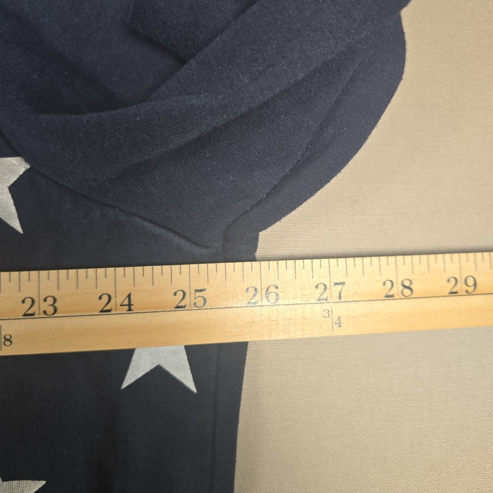Polo Ralph Lauren Americana Hoodie Mens XL Blue Stars Red Hood Sweatshirt EUC - Picture 6 of 8
